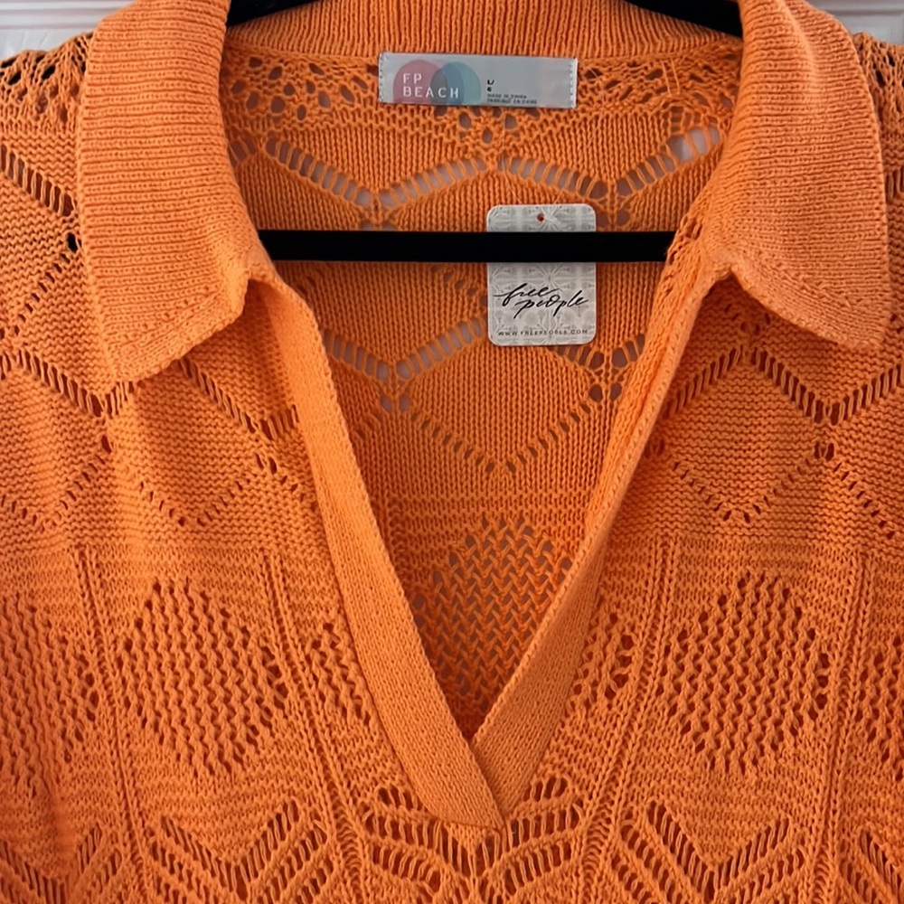 Free people beach crochet like cover up - 100% cotton - Picture 4 of 11